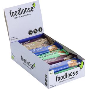 foodloose Müsliriegel Probierpaket, BIO, verschiedene Sorten, je 35g, 24 Riegel