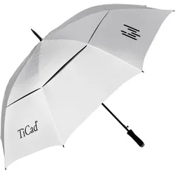 TiCad Windbuster Golfschirm 2026 - silber / Griff Ø 36 mm, Schirm Ø 130 cm