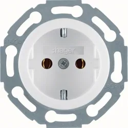 Hager Steckdose WTS1300WG