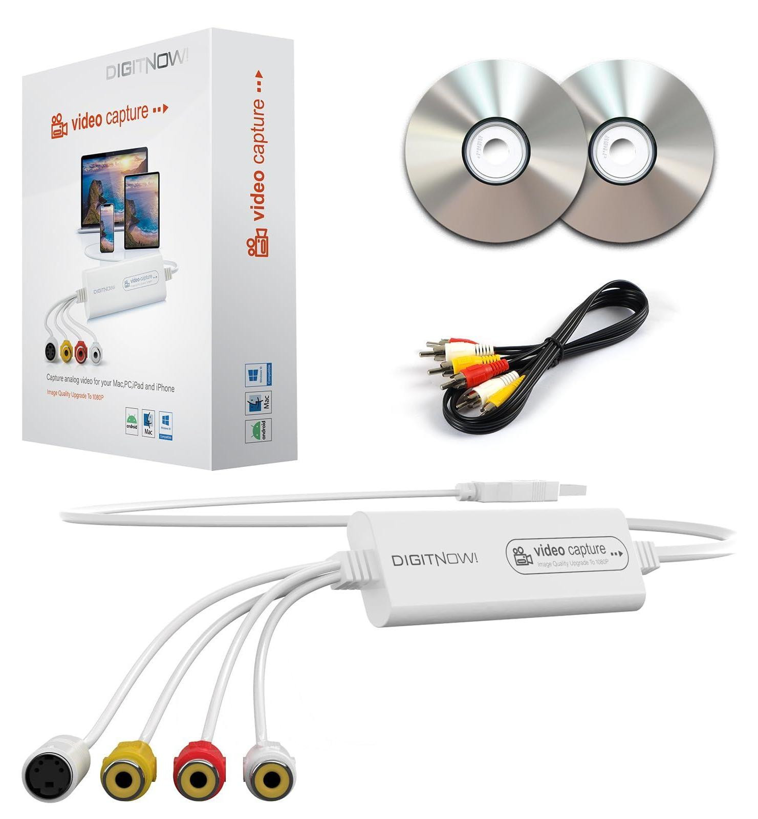 Selius VHS naar digitale converter met USB-video-opnamekaart