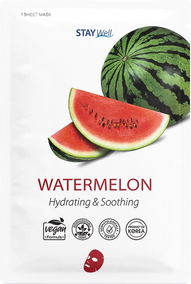 STAY WELL Watermelon Sheet Mask 20g