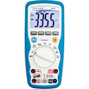 PeakTech Multimeter P 3355, digital, RMS, CAT III 1000 V, CAT IV 600 V, 4000 Counts, Auto-Range, IP 67