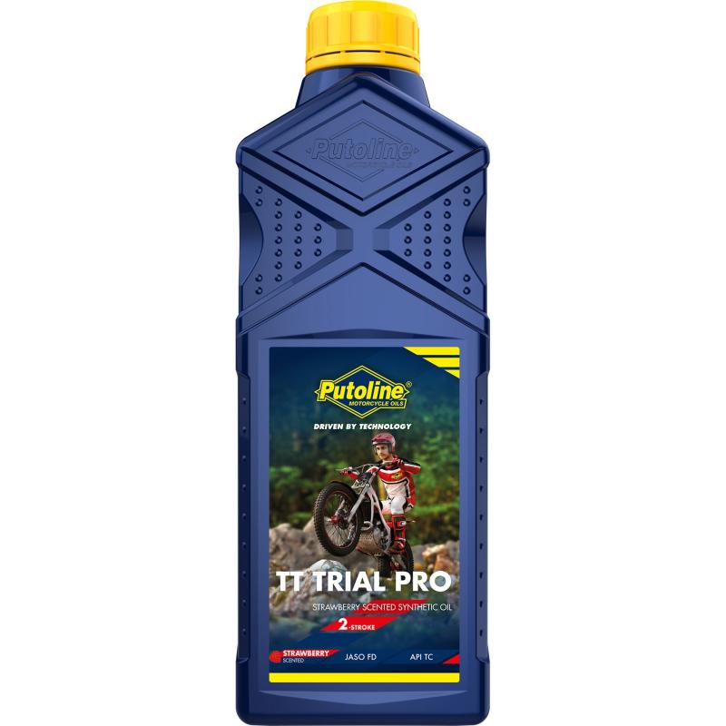Huile moteur 2T synthétique Putoline TT Trial Pro Scented (1 Litre)