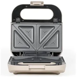 Livoo 3-in-1-Gerät für Waffeln, Croques und Grillen, Waffeleisen, Weiss