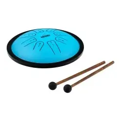 NINO981 Mini-Steel-Tongue-Drum Blau