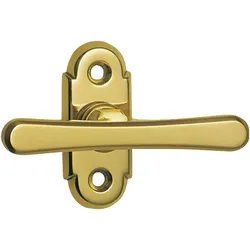 Grundmann, Fenstergriff, Fenstergriff ALT-WIEN 926 - sichtbar geschraubt, 7x35, Messing poliert