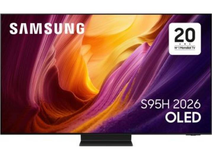 Samsung - Tv Oled Tq77s95h (2026) 77 (195 Cm) 4k - Smart Tv Avec Ia, Anti-Reflet, Boîtier Déporté (Câble Invisible)