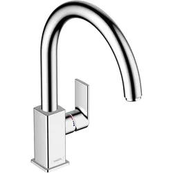Hans Grohe Hansgrohe Vernis Shape M35 Einhebel-Küchenmischer 210, 1jet Chrom