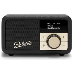 Roberts Revival Petite 2 (DAB+, FM, Bluetooth), Radio, Schwarz