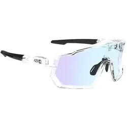 AZR, Unisex, Sportbrille, sonnenbrille kromic pro race rx (Black, crystal varnish, Blau), Transparent, Schwarz