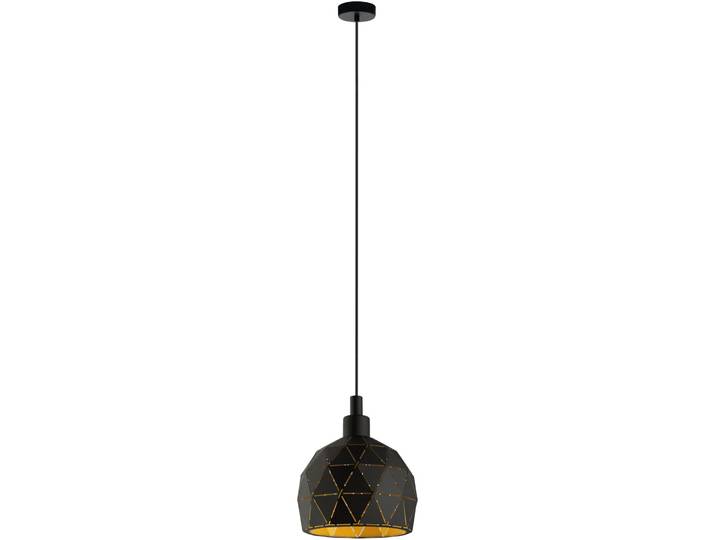 Eglo Pendellampe Roccaforte Schwarz-gold Stahl B 17 cm