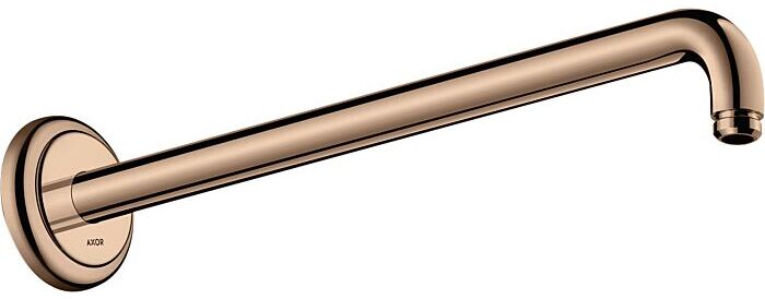 Hansgrohe Brausearm 27348300 389mm, 90Grad Winkel, Wandmontage, polished red gold