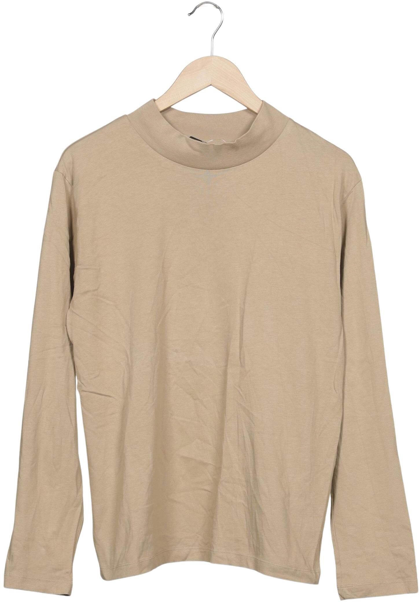 Bruuns Bazaar Herren Langarmshirt, Beige, Gr. L, Baumwolle - Second Hand