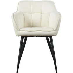 En.Casa, Stühle, Esszimmerstuhl Birmingham Beige (1x)