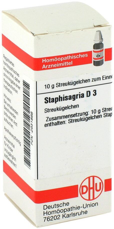 DHU Staphisagria D3 Globuli
