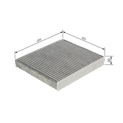 BOSCH Filter, Innenraumluft 1 987 435 570 für Subaru