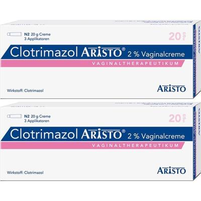Clotrimazol Aristo 2% Vaginalcreme + 3 Applikat. 2x 2x20 g