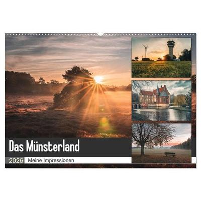 Das Münsterland - Meine Impressionen (Wandkalender 2026 DIN A2 quer), CALVENDO Monatskalender