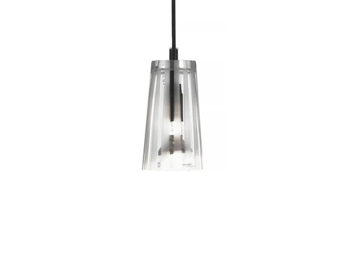 Bsweden Suspension Manhattan 16 verre transparent, rayures verticales givrées