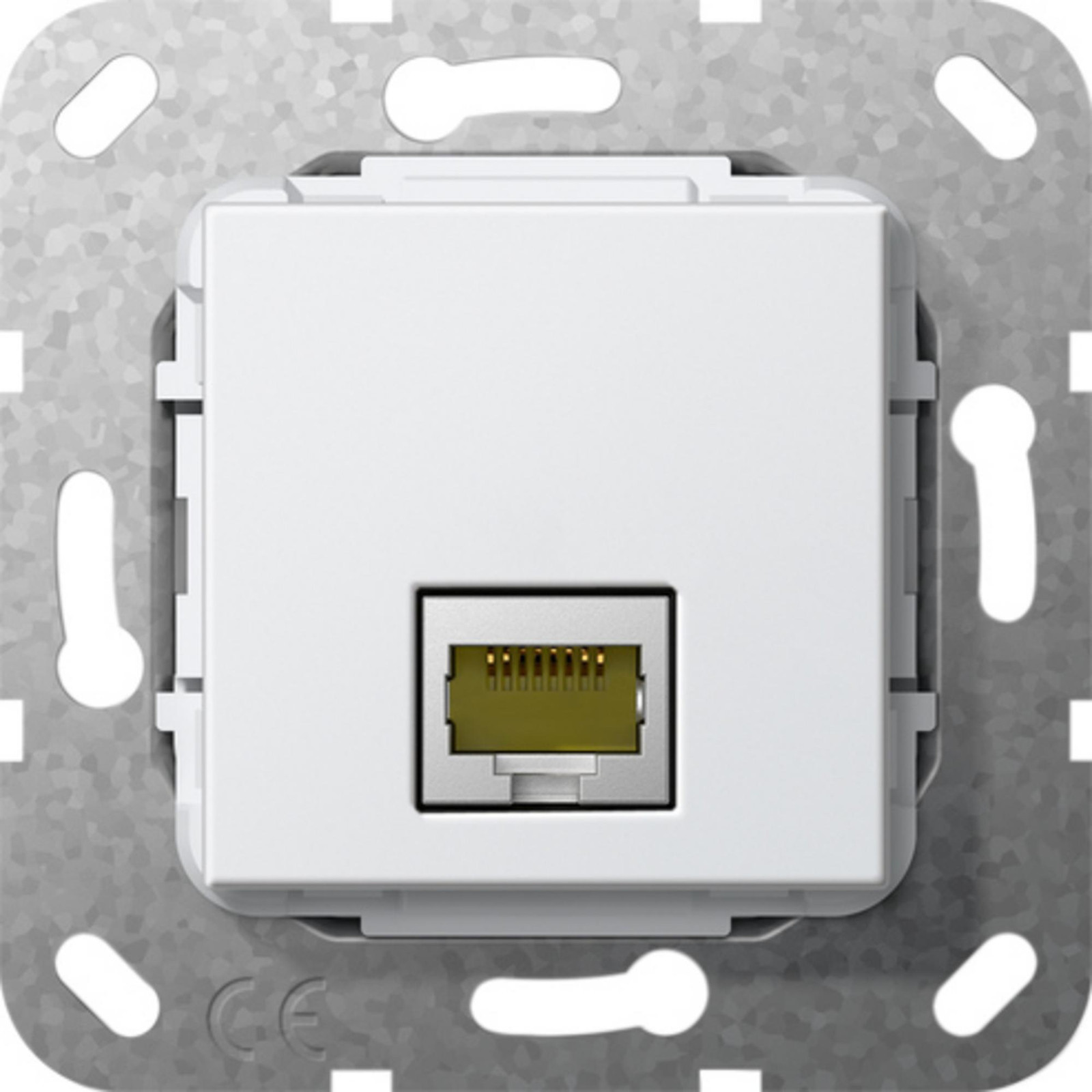 Gira RJ-45 aansluiting wit