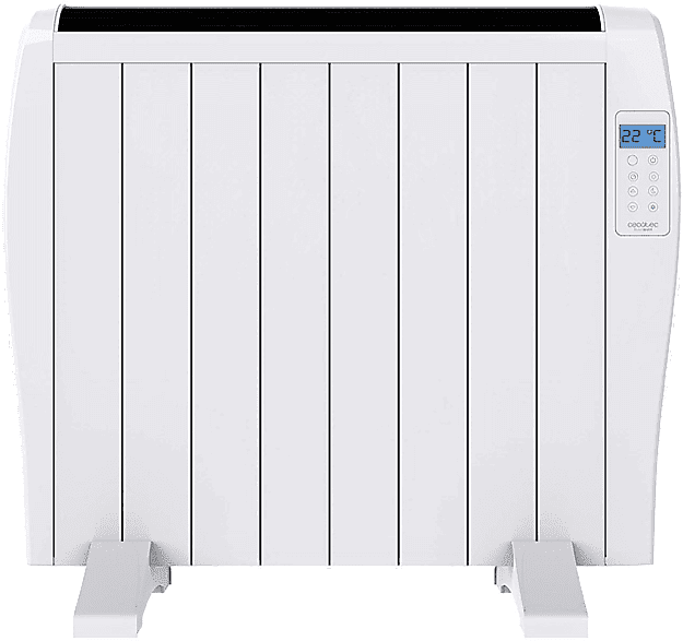 REACONDICIONADO Seminuevo Muy bueno Emisor térmico - Cecotec Ready Warm 1800 Thermal, 8 Elementos, 15m2, SlimDesign, Programable 24 horas, Blanco