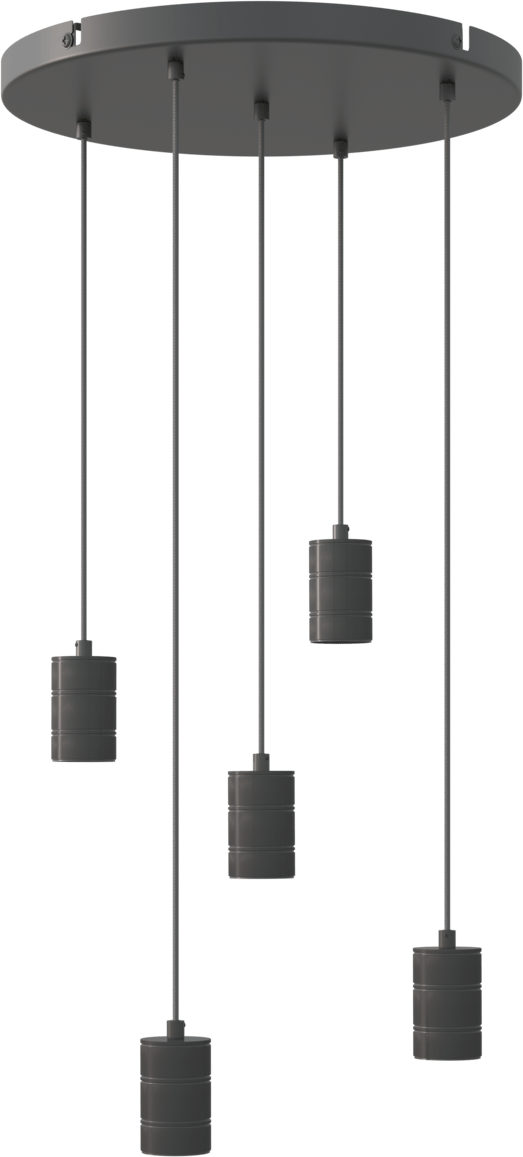 Hanglamp Calex Multi Cord Rond 5xE27