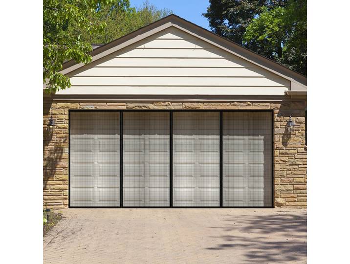 Rideau de porte de Garage magnétique de grande taille, moustiquaire de taille personnalisée, écran anti-insectes volant utilisé dans les pavillons, les balcons, la tente extérieure