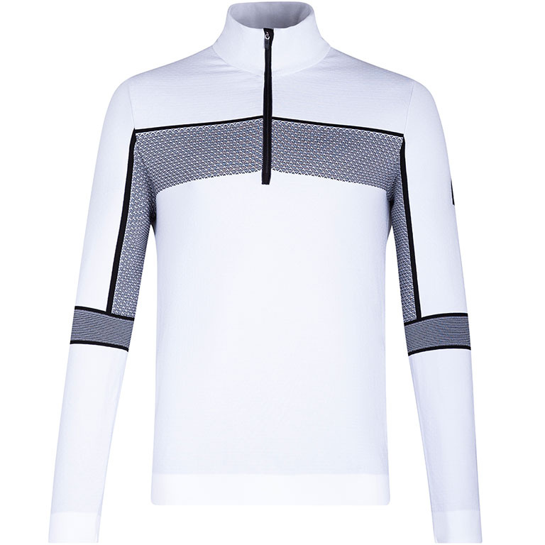 Newland Herren gestricktes Funktionsshirt FALUN white/black - M