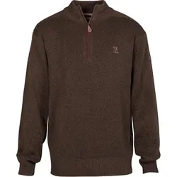 Percussion Jagdpullover (bestickt), Braun, 2XL