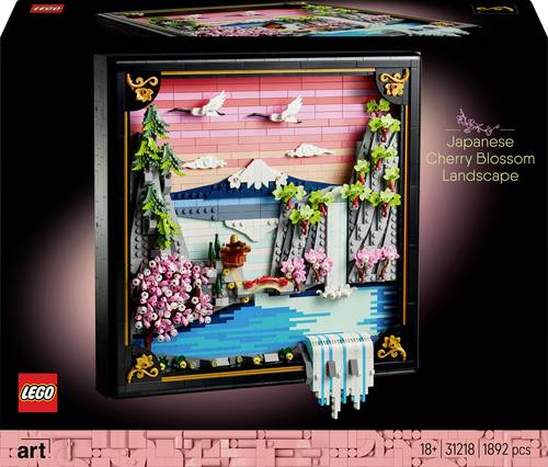 31218 LEGO ART Japanische Kirschblütenlandschaft (31218) Wandkunst