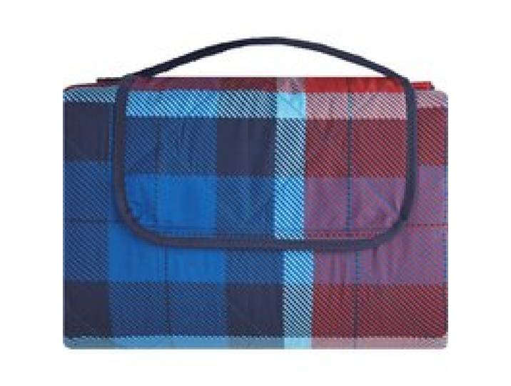 LIVARNO HOME Couverture de pique-nique, 200 x 200 cm (rouge/bleu)