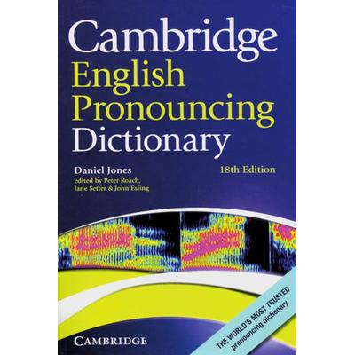 Cambridge English Pronouncing Dictionary, Taschenbuch von Daniel Jones, Klett Sprachen GmbH, 978-0-521-15253-2