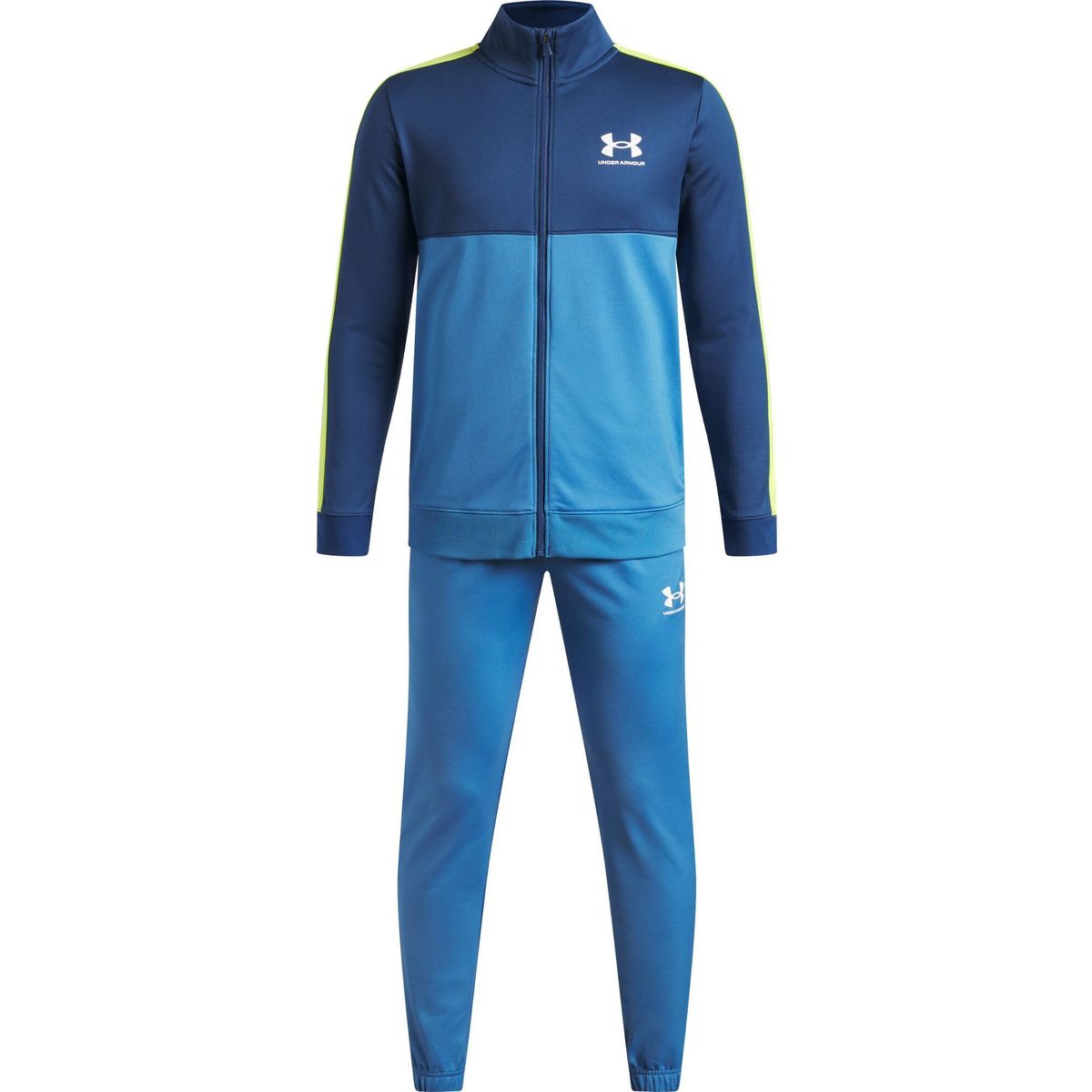 Under Armour Rival CB Knit Track Suit blue white (430) L 1373978-430-YLG