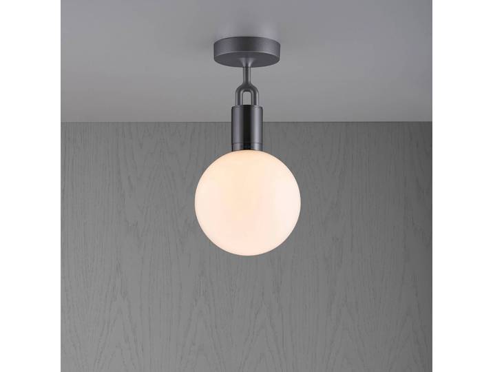Buster + Punch LED Deckenlampe Forked, dimmbar, alu / grau / zink, für Wohn- / Esszimmer, Metall, LED Deckenleuchte