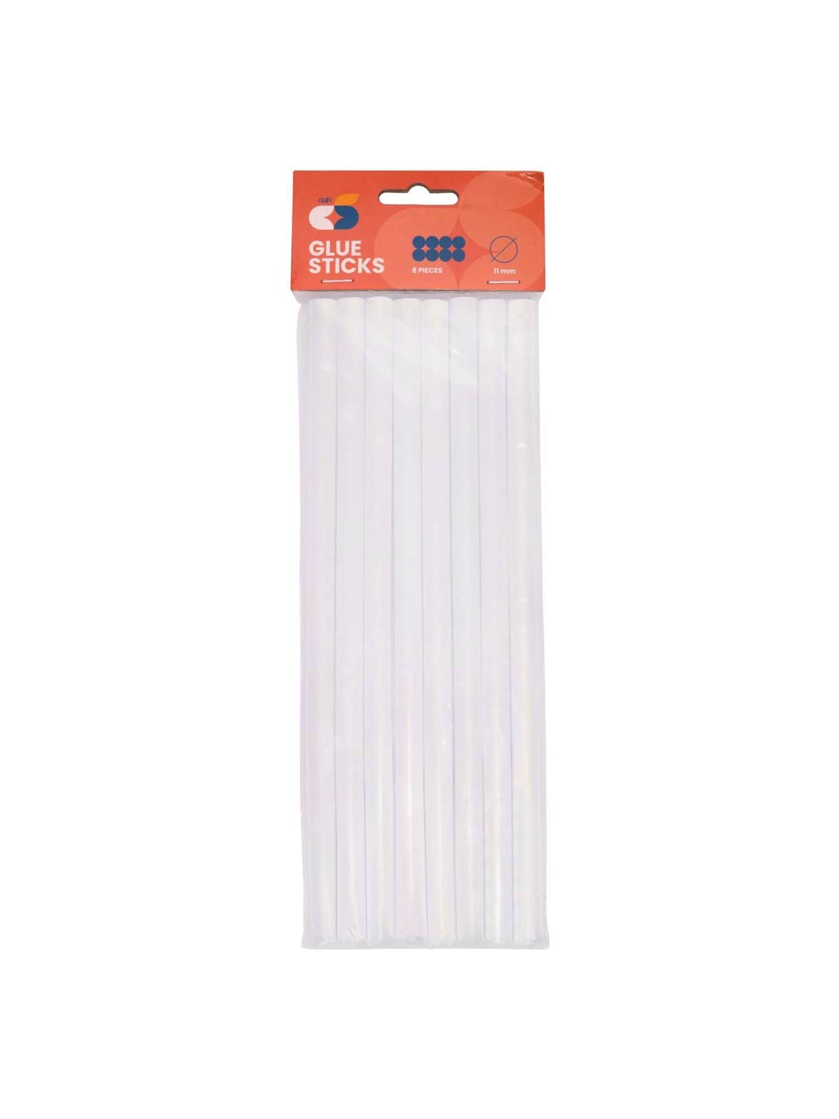 Colorations - Hot melt glue sticks 11x250 mm 8 pcs.