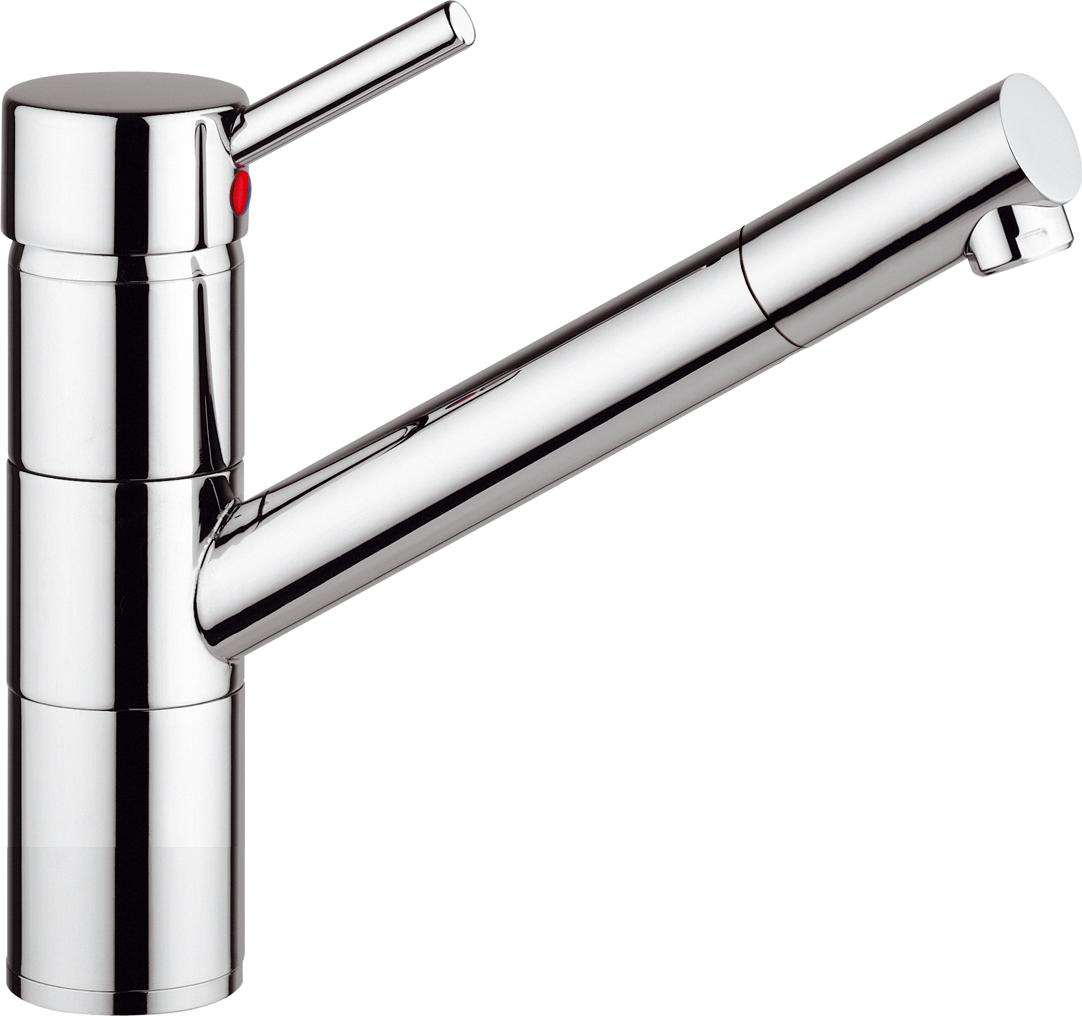 AquaCucina 40008-00 Küchenarmatur Pepper mit Ausziehauslauf, Hochdruck, chrom / Armatur / Einhebelmischer