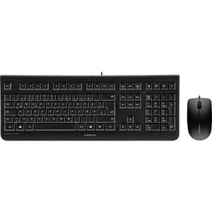 CHERRY Tastatur DC 2000, JD-0800DE-2, mit Maus, schwarz, USB