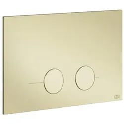 Gessi316 Betätigungsplatte für Geberit Sigma, 54611710, Farbe: Messing PVD