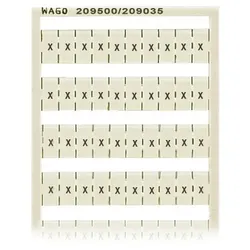 WAGO GmbH &amp; Co. KG WSB-Beschriftungskarte 209-500/209-035