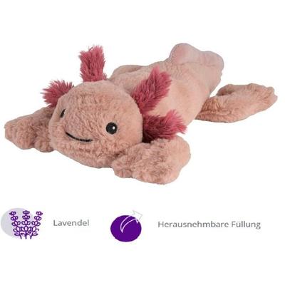 Warmies 15141 - MINIS Axolotl, Wärmestofftier mit herausnehmbarer Hirsekorn-Lavendelfüllung