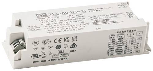 MEAN WELL XLC-60-12 LED-Treiber 60.0W 1St.