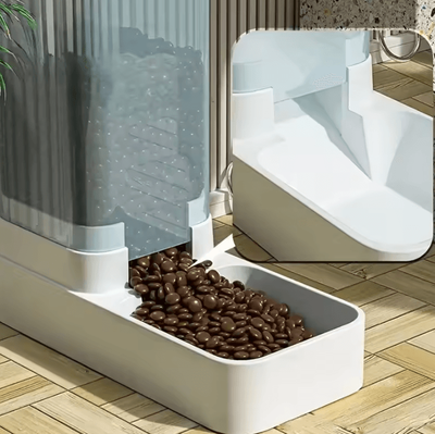 Inspire Curations EasyFlow Gravity Pet Feeder & Water Dispenser Set feeding Bowl 2.1 Kg