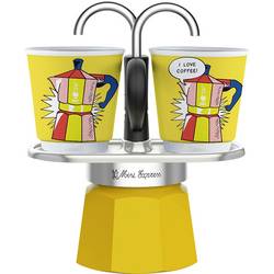 Bialetti Bialetti MINI EXPRESS Set Lichtenstein Espressokocher 0001405/NP