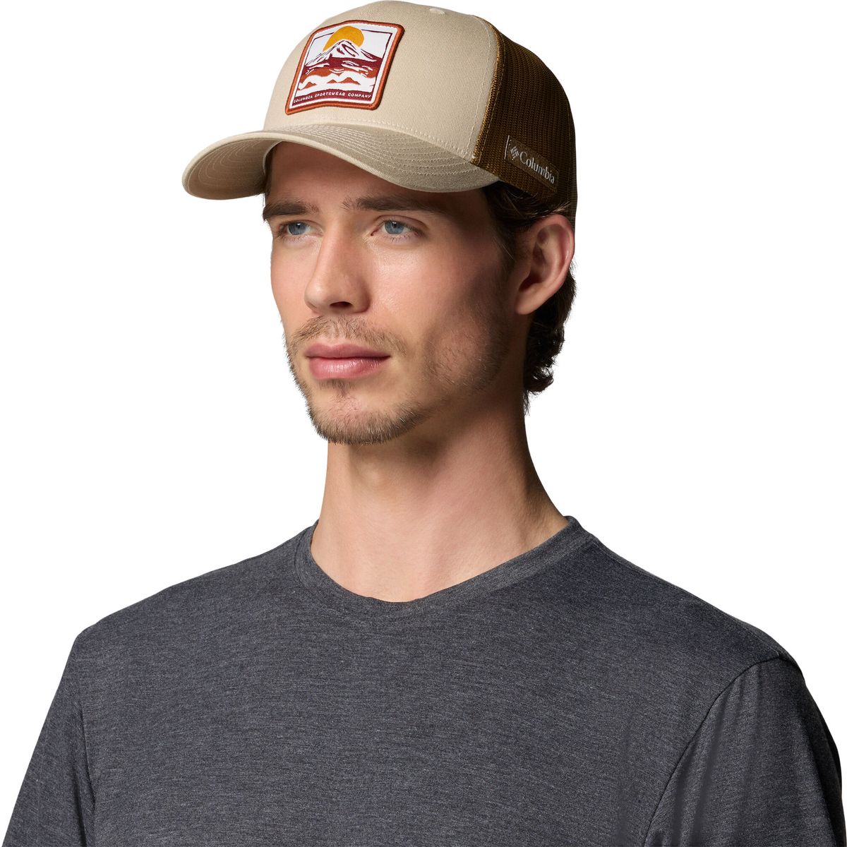 Columbia Mesh Snap Back Hat ancient fossil, delta, rising sun (275) O/S 165254-1652541-275-O/S