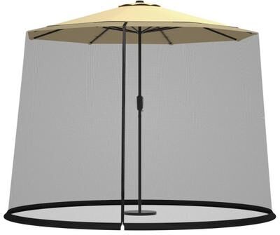 Costway 9 -10 Feet Outdoor Umbrella Table Screen Mosquito Bug Insect Net