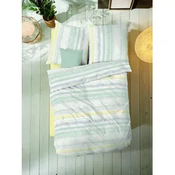 kaeppel Bettwäsche Satin Hacienda mint 155x220 cm + 80x80 cm