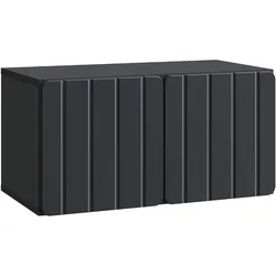 vidaXL Wandmontierter TV-Schrank Schwarz 59,5 x 31 x 30 cm