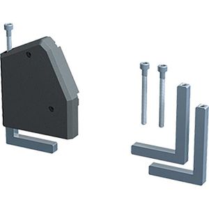 Bachmann Haltewinkel 930.120, für Tischsteckdosen Desk 1 + Desk 2, 2 Stück