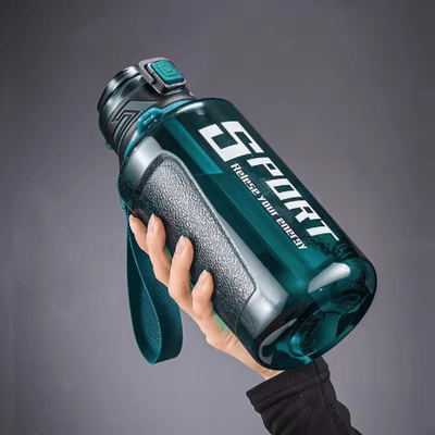 Inspire Picks Large Capacity Sports Water Bottle Leakproof Plastic Drinking Bottle For Gym Cycling And Outdoor Travel 1000ml To 1500m green 1500ml