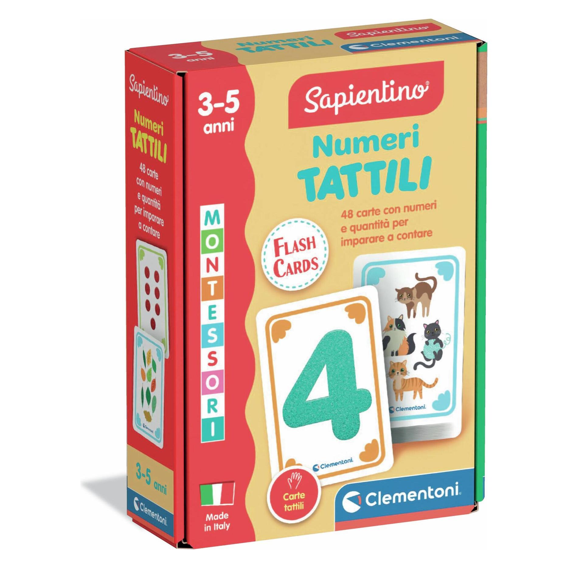 Clementoni Flashcards Numeri tattili (57493876)